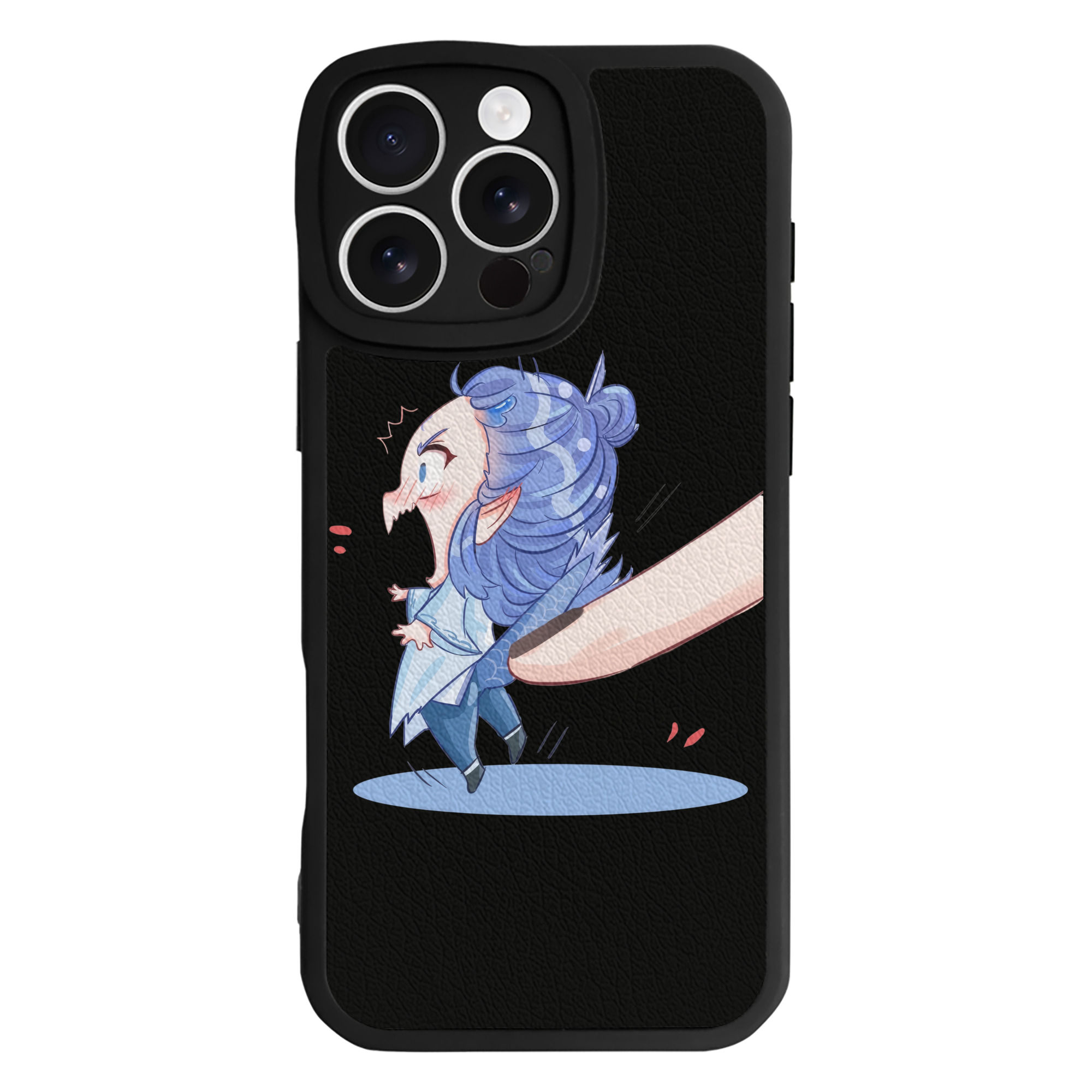 （画像用） Ne Zha 2 ナタ 魔童の大暴れ 【iPhone 16シリーズ対応】シリコンスマホケース（レザー調） 材質：シリコン